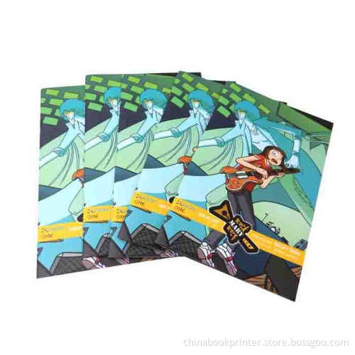 fashion design cheap thick hardcover childrens comic book printing